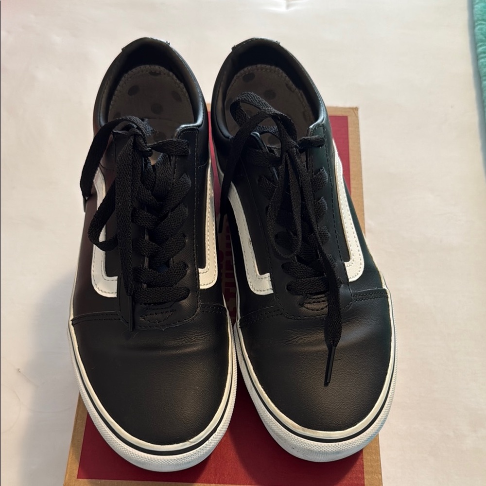 Vans Black and White Sneakers